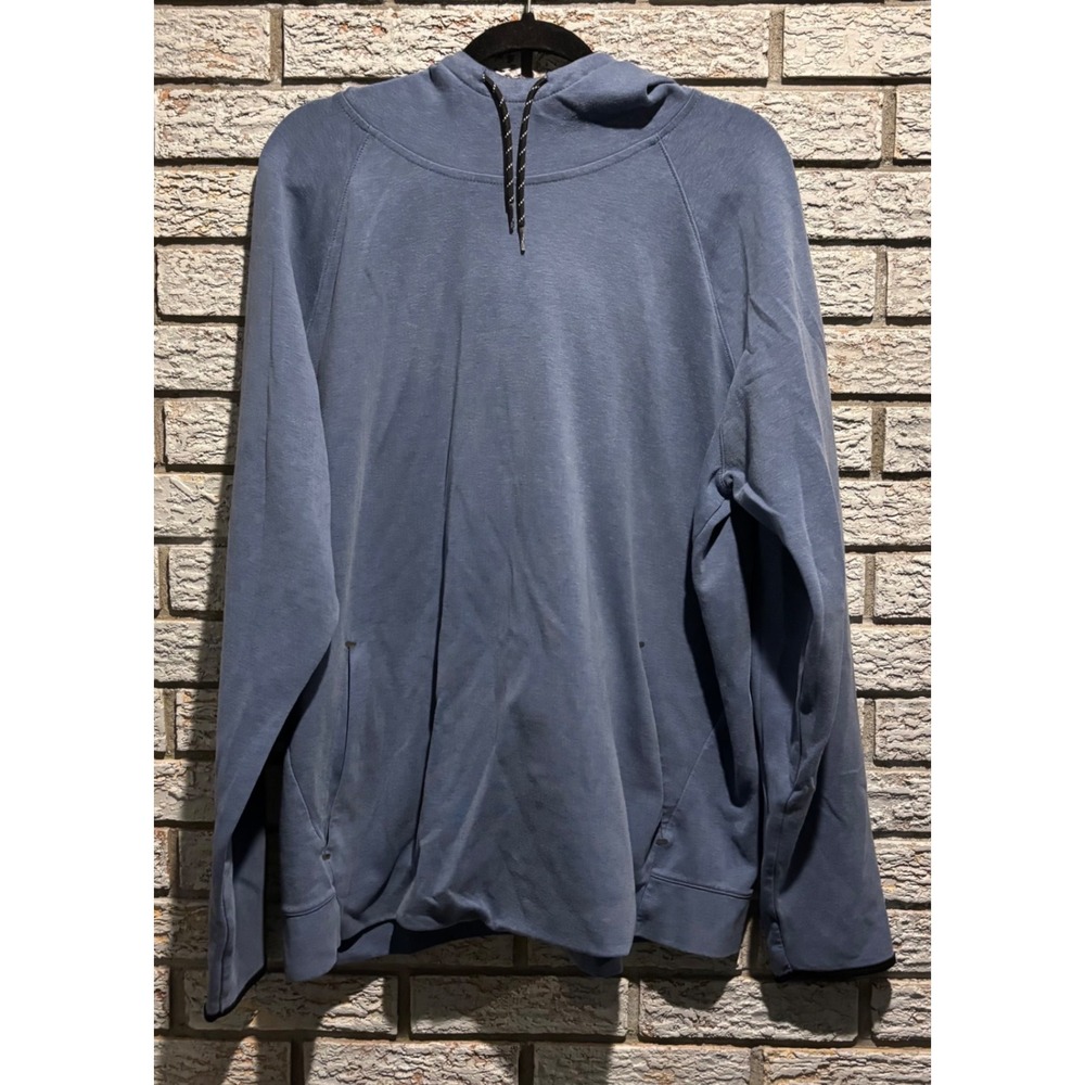 Old Navy Active Dynamic Fleece Hoodie Blue XXL Mens 4-Way Stretch Sweatshirt